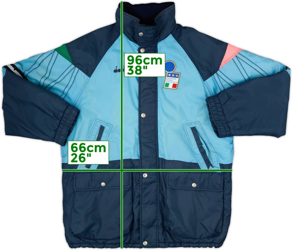 1990 Italy Diadora Padded Bench Coat - 7/10 - (L)