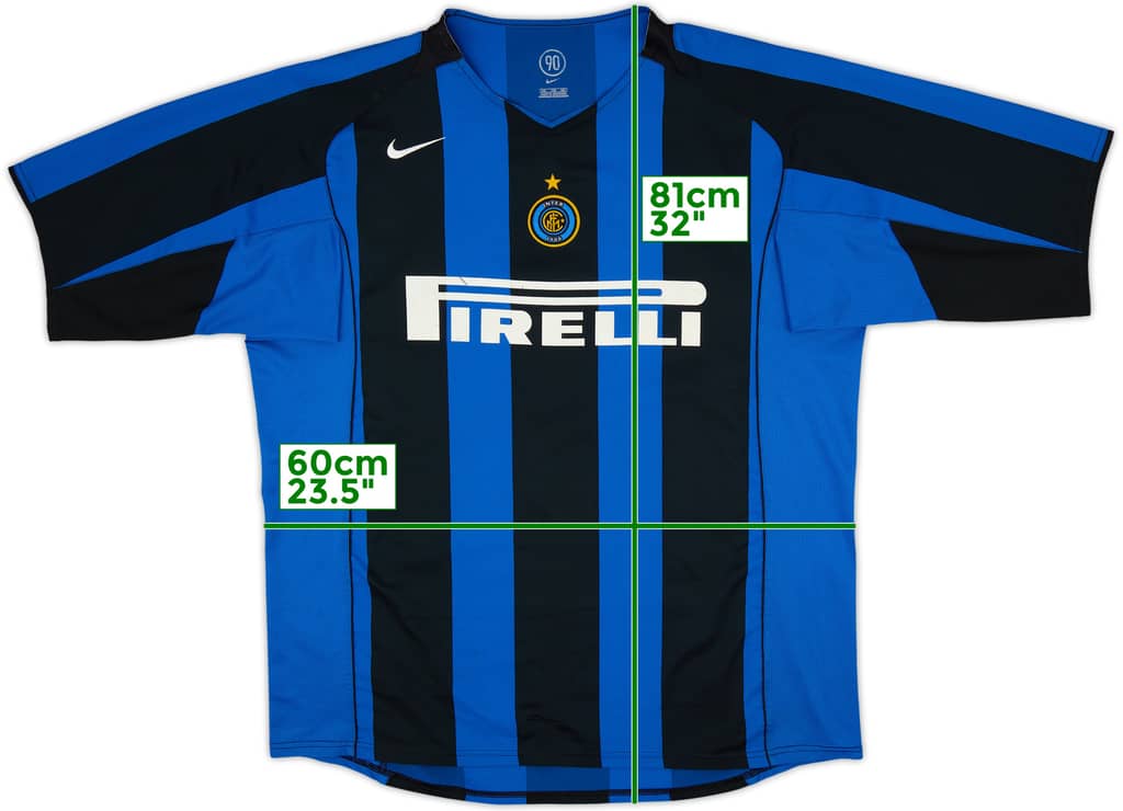 2004-05 Inter Milan Home Shirt - 5/10 - (XXL)