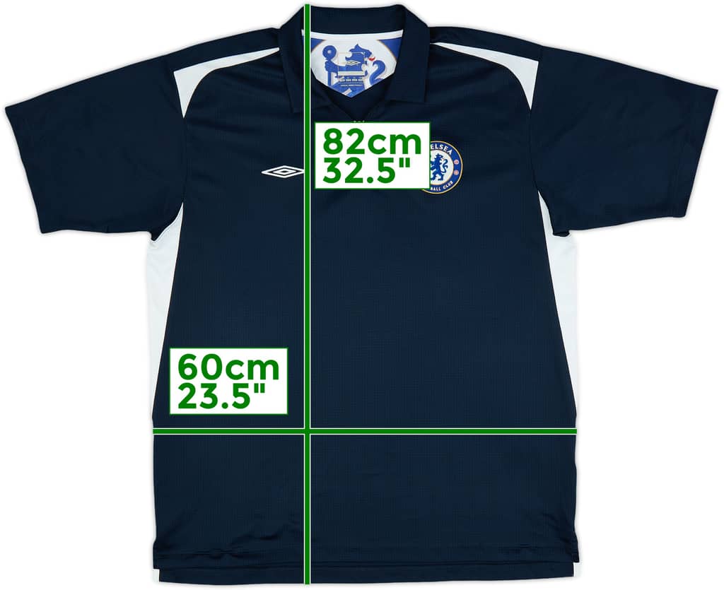 2005-06 Chelsea Umbro 1/4 Zip Polo Shirt - 9/10 - (XL)