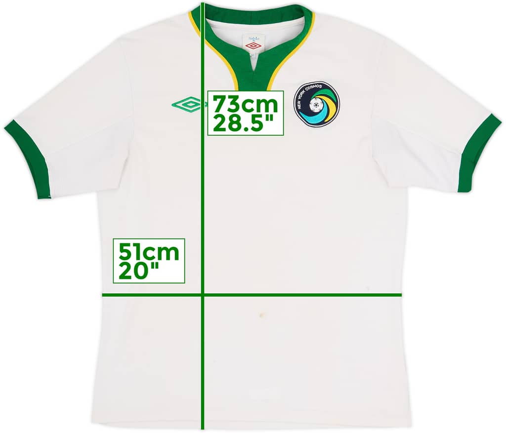 2011-12 New York Cosmos Home Shirt - 6/10 - (L)