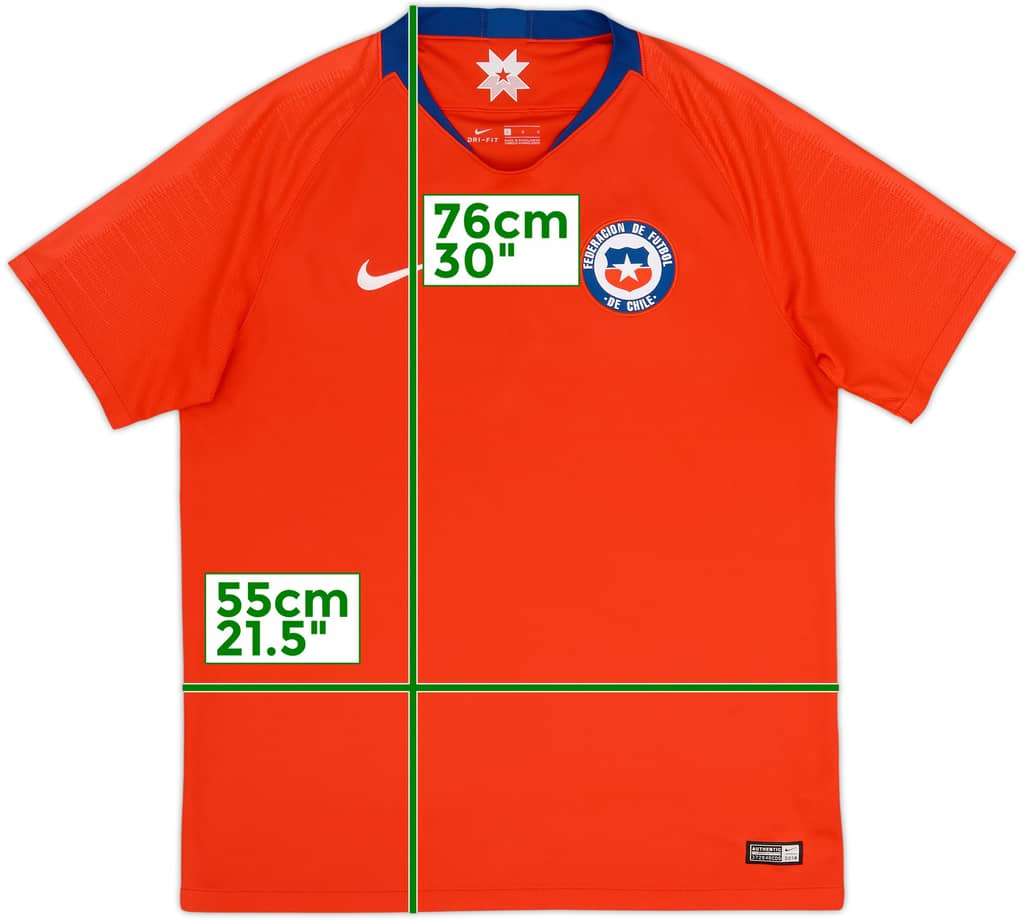 2018-19 Chile Home Shirt - 9/10 - (L)