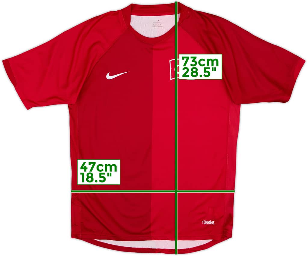 2006-08 Turkey Home Shirt - 8/10 - (S)