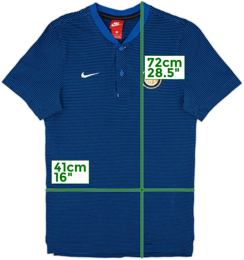 2017-18 Inter Milan Nike Polo Shirt - 9/10 - (S)