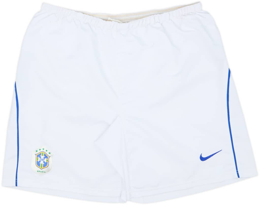 2006-07 Brazil Away Shorts - 9/10 - (L)
