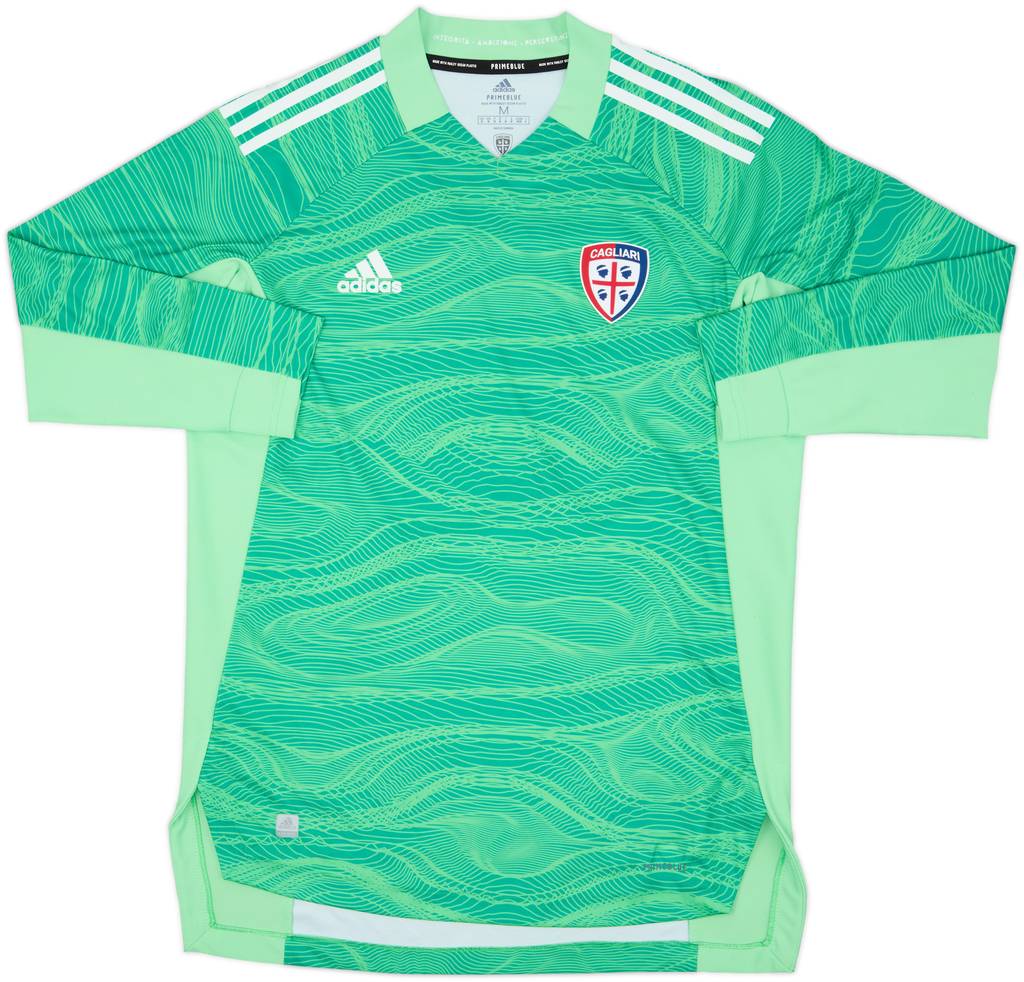 2021-22 Cagliari Authentic GK Shirt - 10/10 - (M)