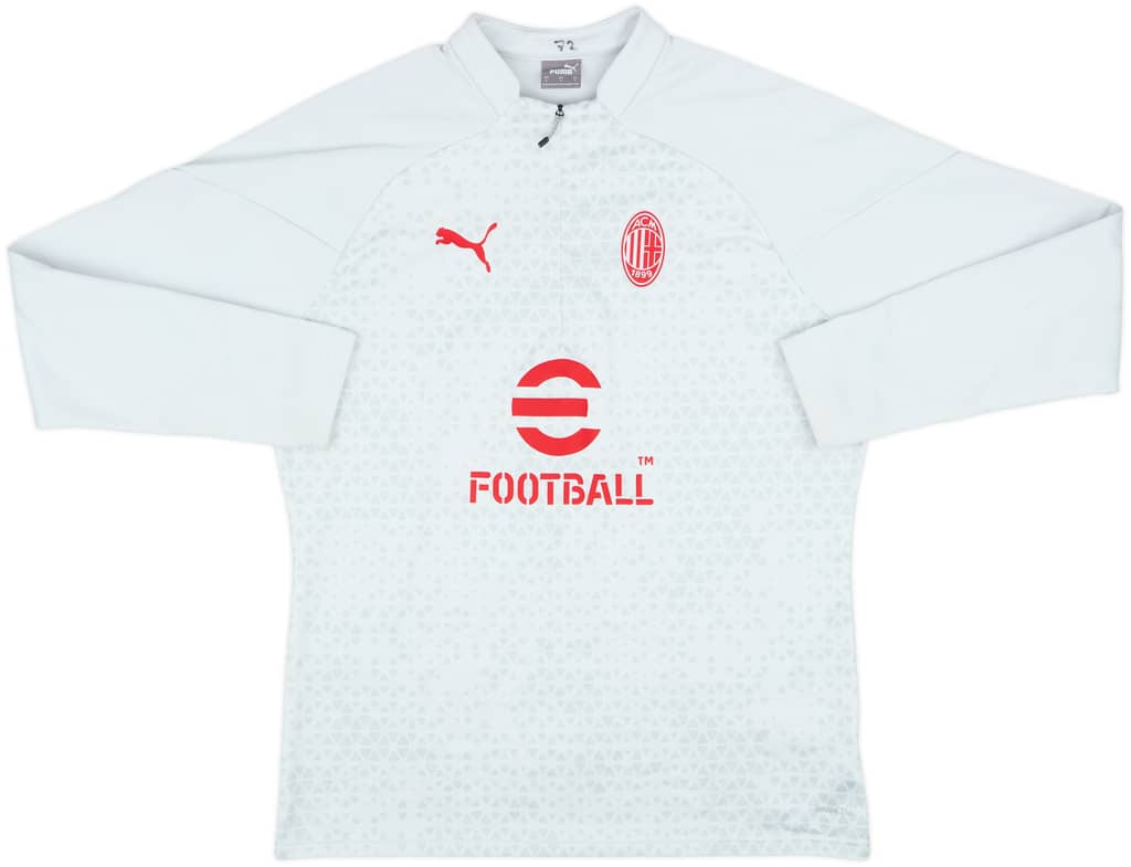 2023-24 AC Milan Puma 1/4 Zip Drill Top - 6/10 - (L)