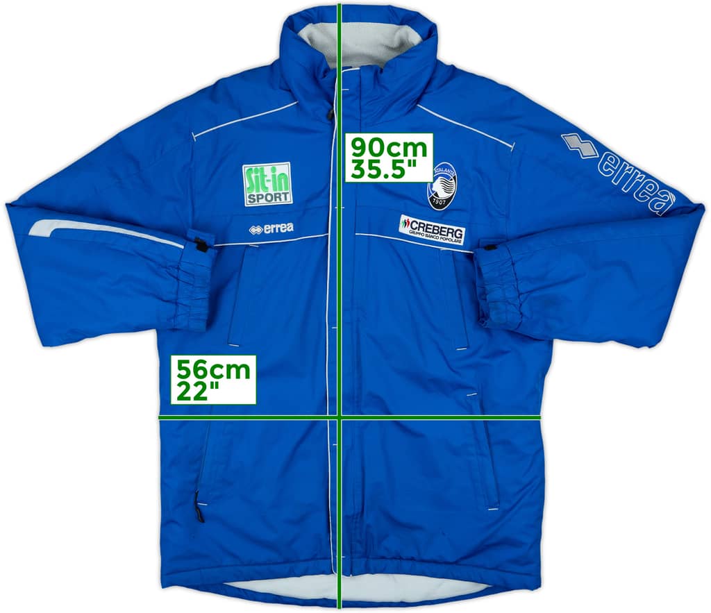 2009-10 Atalanta Errea Padded Bench Coat - 7/10 - (S)