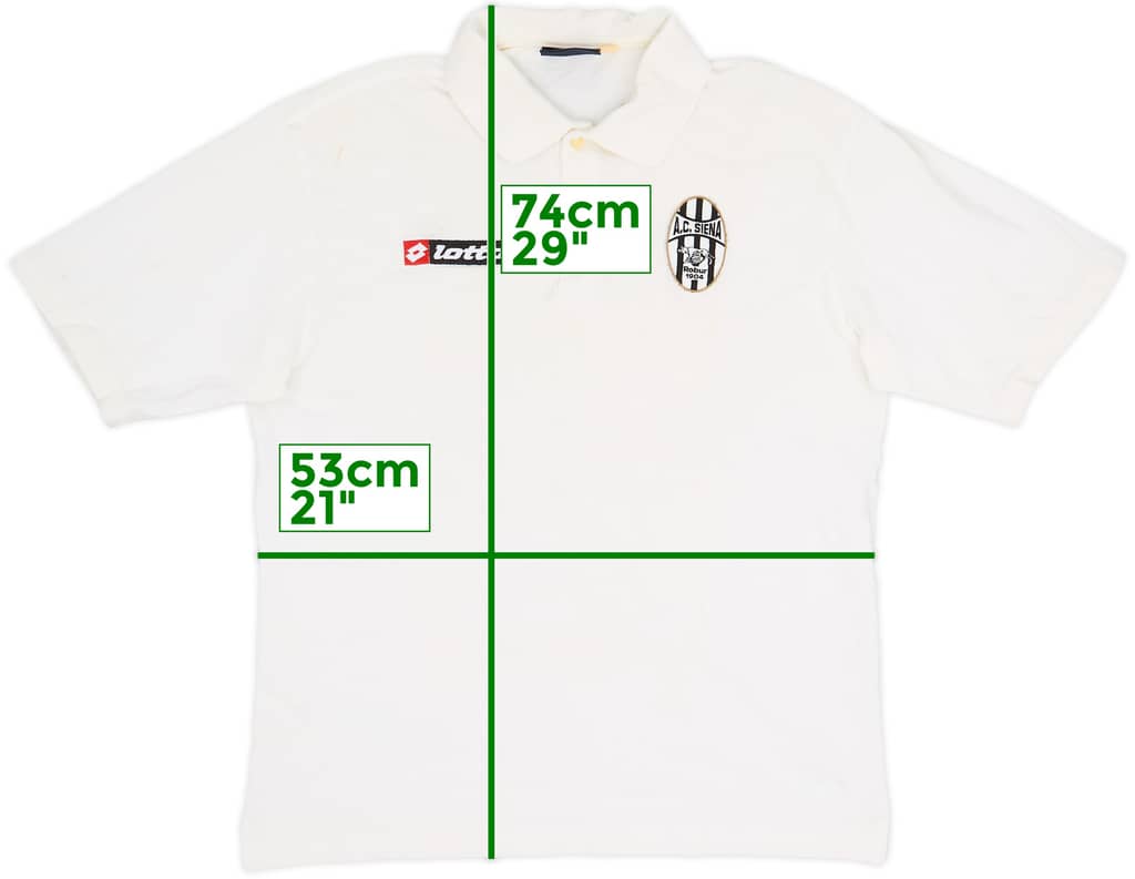 2001-02 AC Siena Lotto Polo Shirt - 6/10 - (XL)