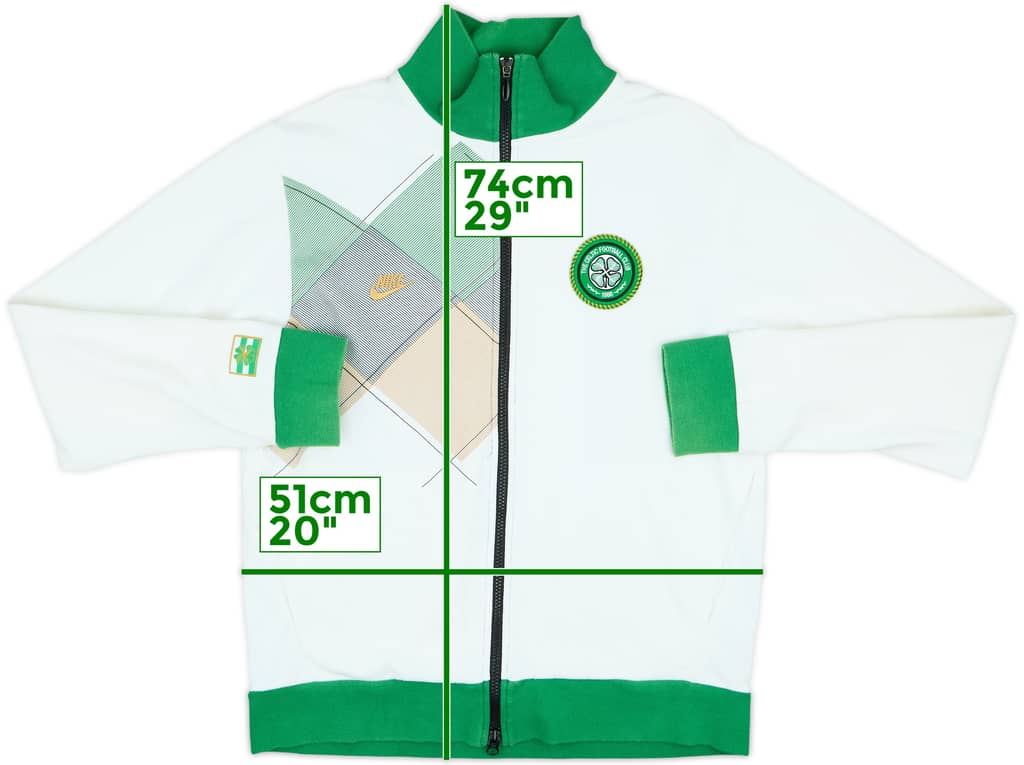 2007-08 Celtic Nike Track Jacket - 6/10 - (M)