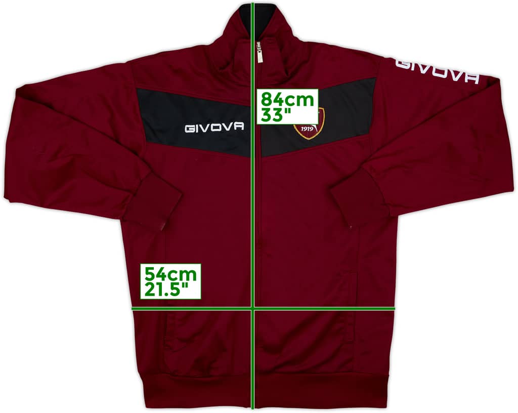2012-13 Salernitana Givova Track Jacket - 8/10 - (XXL)