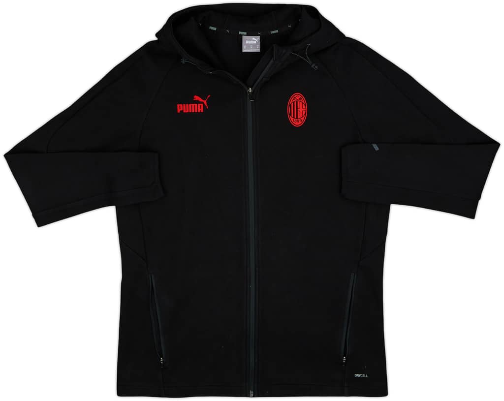 2022-23 AC Milan Puma Hooded Track Top - 8/10 - (XL)