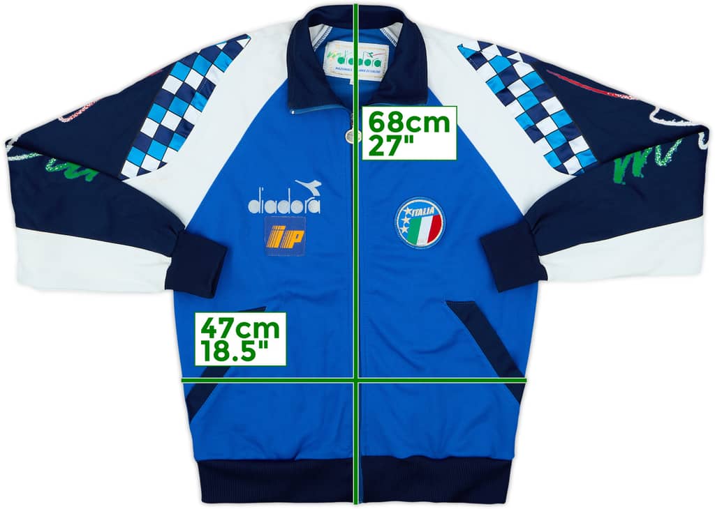 1990 Italy Diadora Track Jacket - 4/10 - (M)