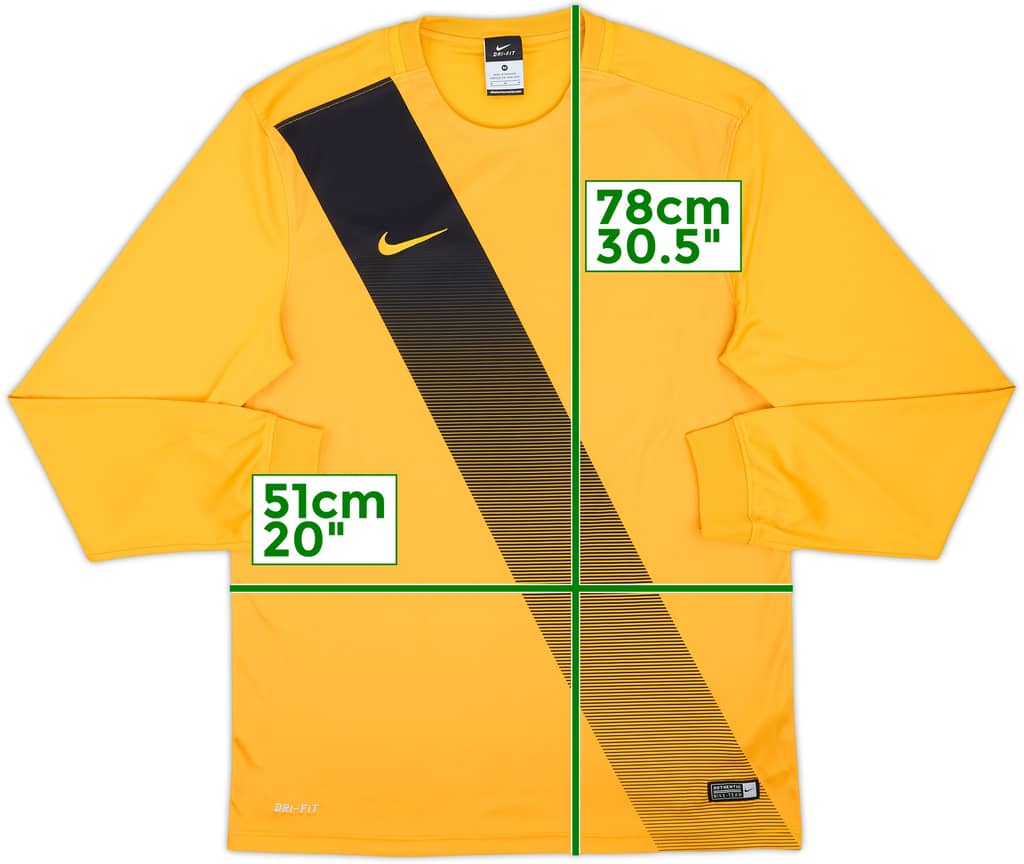 2015-16 Nike Template L/S Shirt - 9/10 - (M)