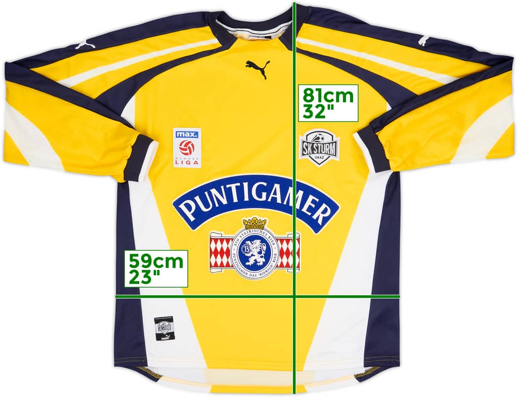 2000-01 Sturm Graz GK Shirt - 9/10 - (XL)