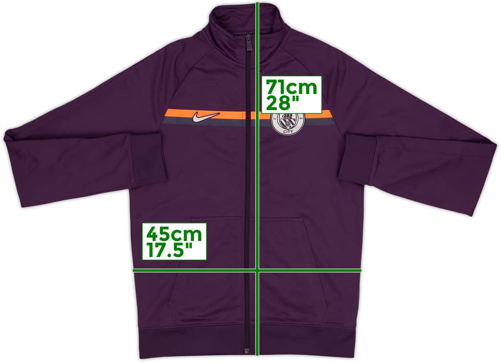 2018-19 Manchester City Nike Track Jacket - 7/10 - (S)