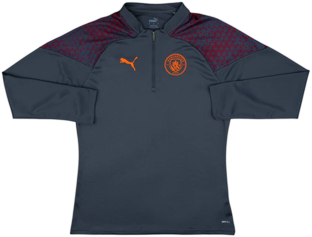 2023-24 Manchester City Puma 1/4 Zip Drill Top - 8/10 - (M)