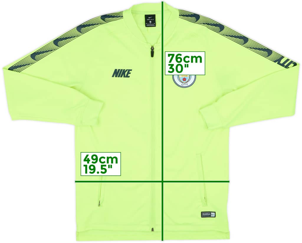 2019-20 Manchester City Nike Track Jacket - 8/10 - (M)