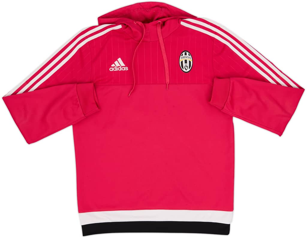 2015-16 Juventus adidas Hooded Top - 7/10 - (S)