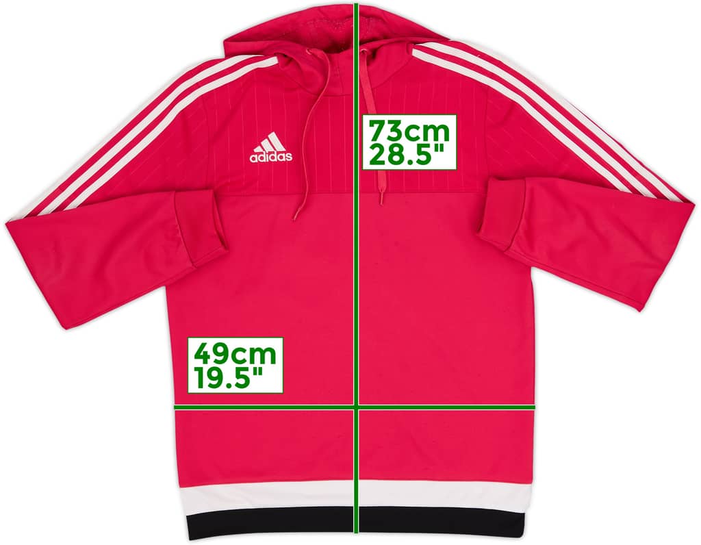 2015-16 Juventus adidas Hooded Top - 7/10 - (S)