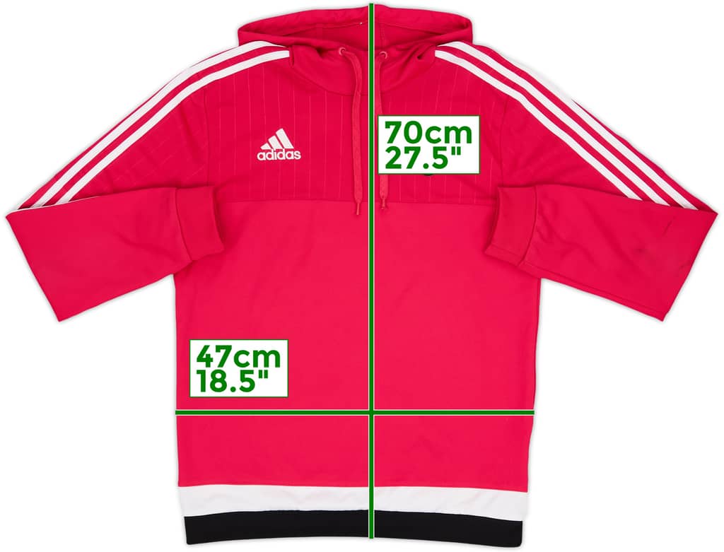 2015-16 Juventus adidas Hooded Top - 8/10 - (S)