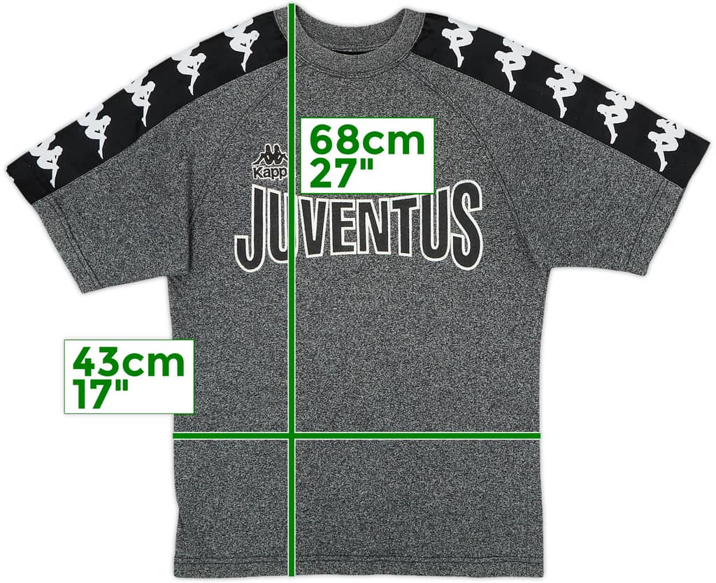 1998-99 Juventus Kappa Cotton Tee - 8/10 - (XL.Boys)