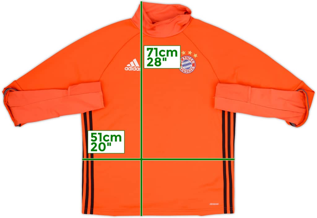 2016-17 Bayern Munich adidas Drill Top - 8/10 - (M)