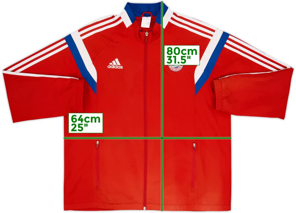 2014-15 Bayern Munich adidas Track Jacket - 6/10 - (XL)