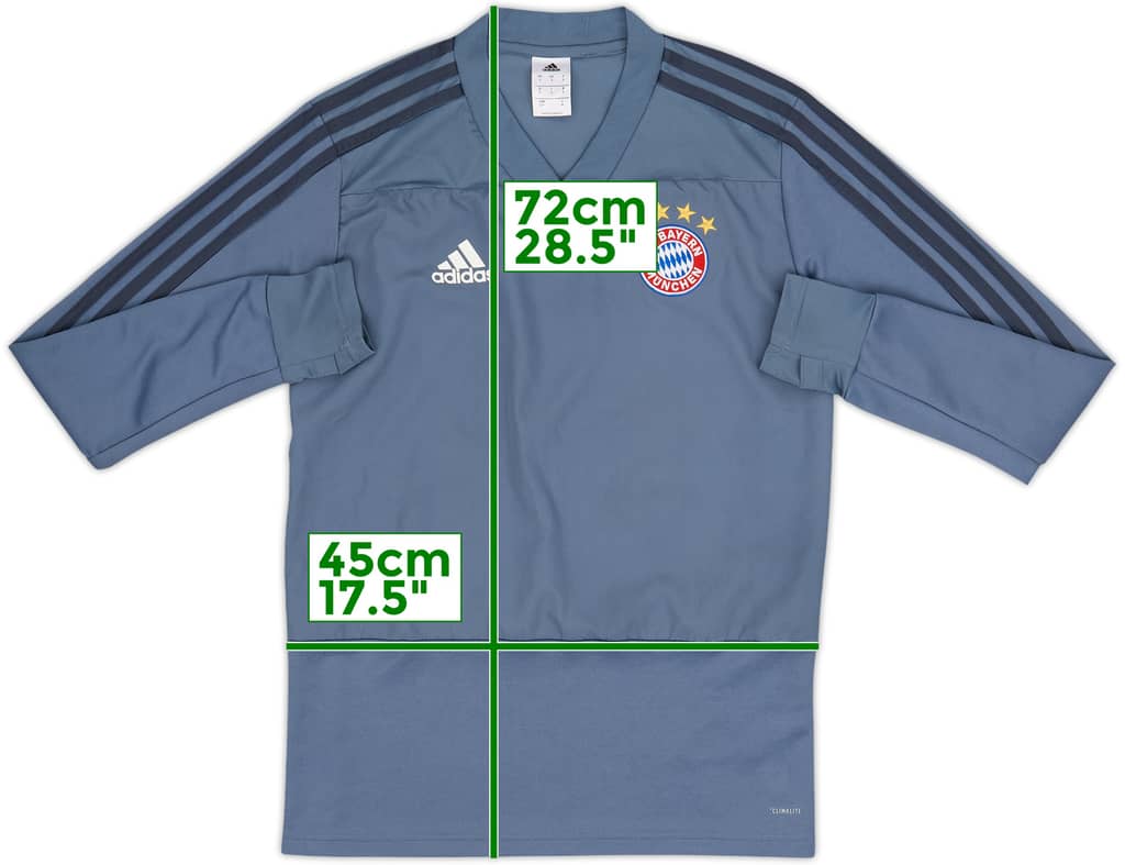 2018-19 Bayern Munich adidas Training Top - 8/10 - (S)