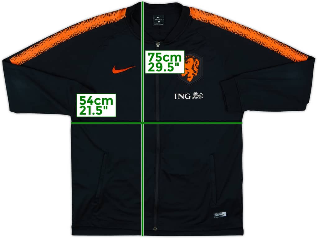 2018-19 Netherlands Nike Track Jacket - 6/10 - (L)
