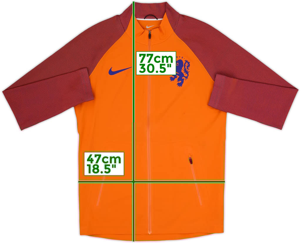 2016-18 Netherlands Player Issue Nike Track Jacket - 7/10 - (S)