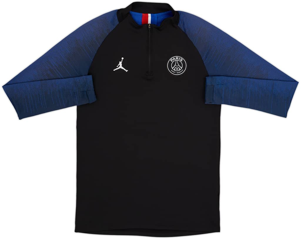 2020-21 Paris Saint-Germain Jordan 1/4 Zip Drill Top - 8/10 - (S)