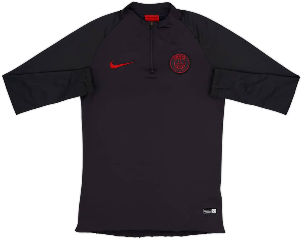 2019-20 Paris Saint-Germain Nike 1/4 Zip Drill Top - 4/10 - (S)