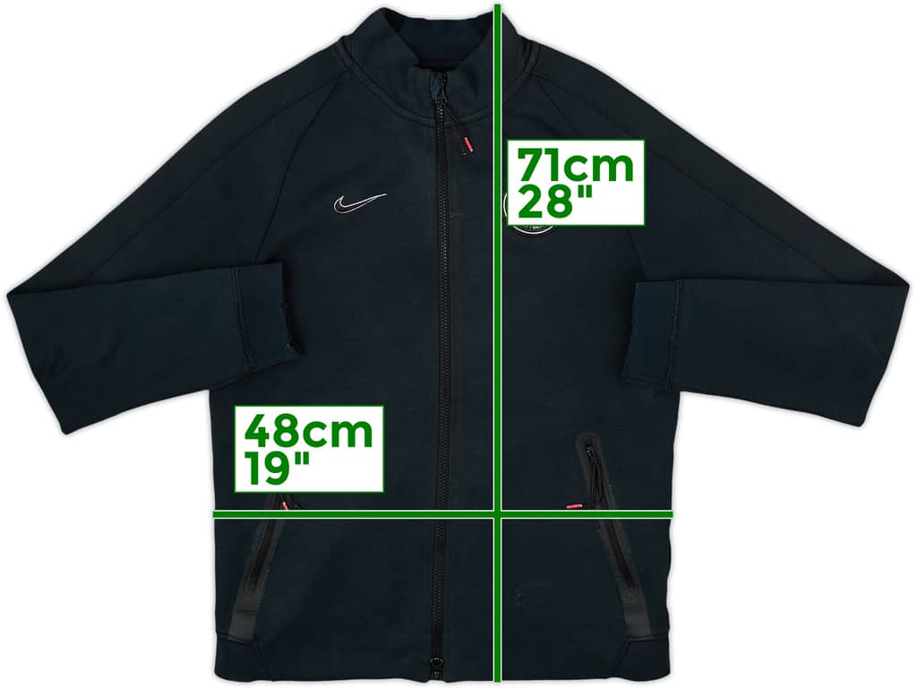 2015-16 Paris Saint-Germain Nike Tech Fleece Track Jacket - 6/10 - (S)