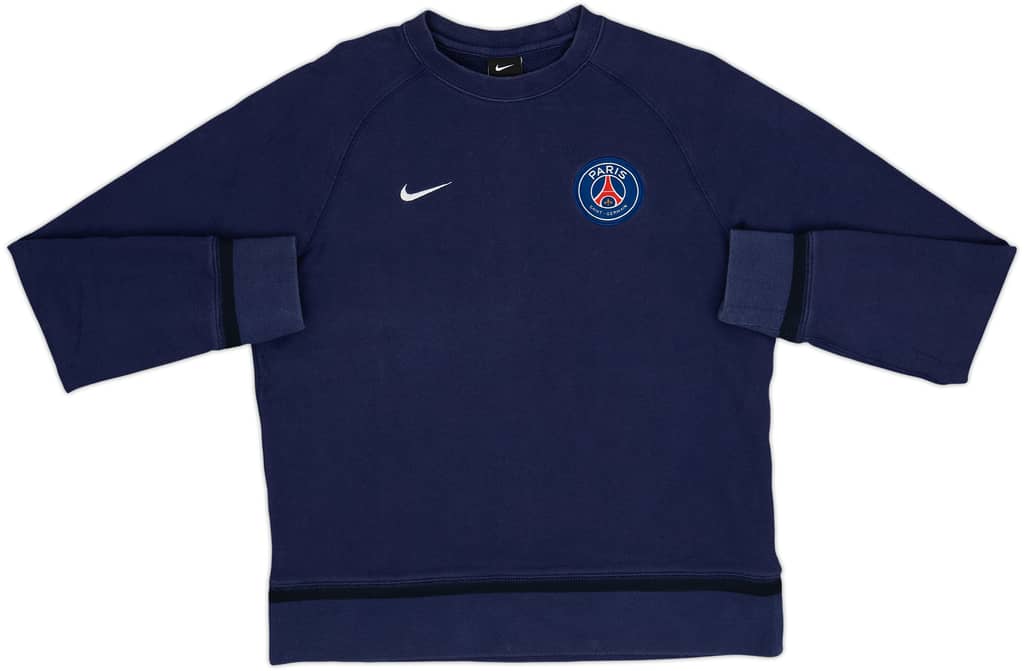 2015-16 Paris Saint-Germain Nike Sweat Top - 8/10 - (M)