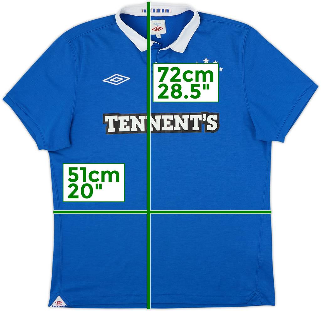 2010-11 Rangers Home Shirt - 9/10 - (M)
