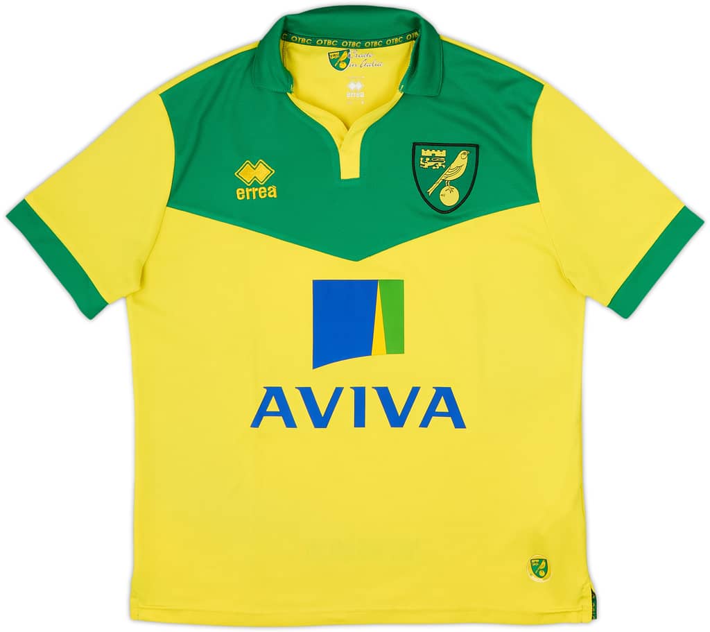 2014-15 Norwich Home Shirt - 8/10 - (S)
