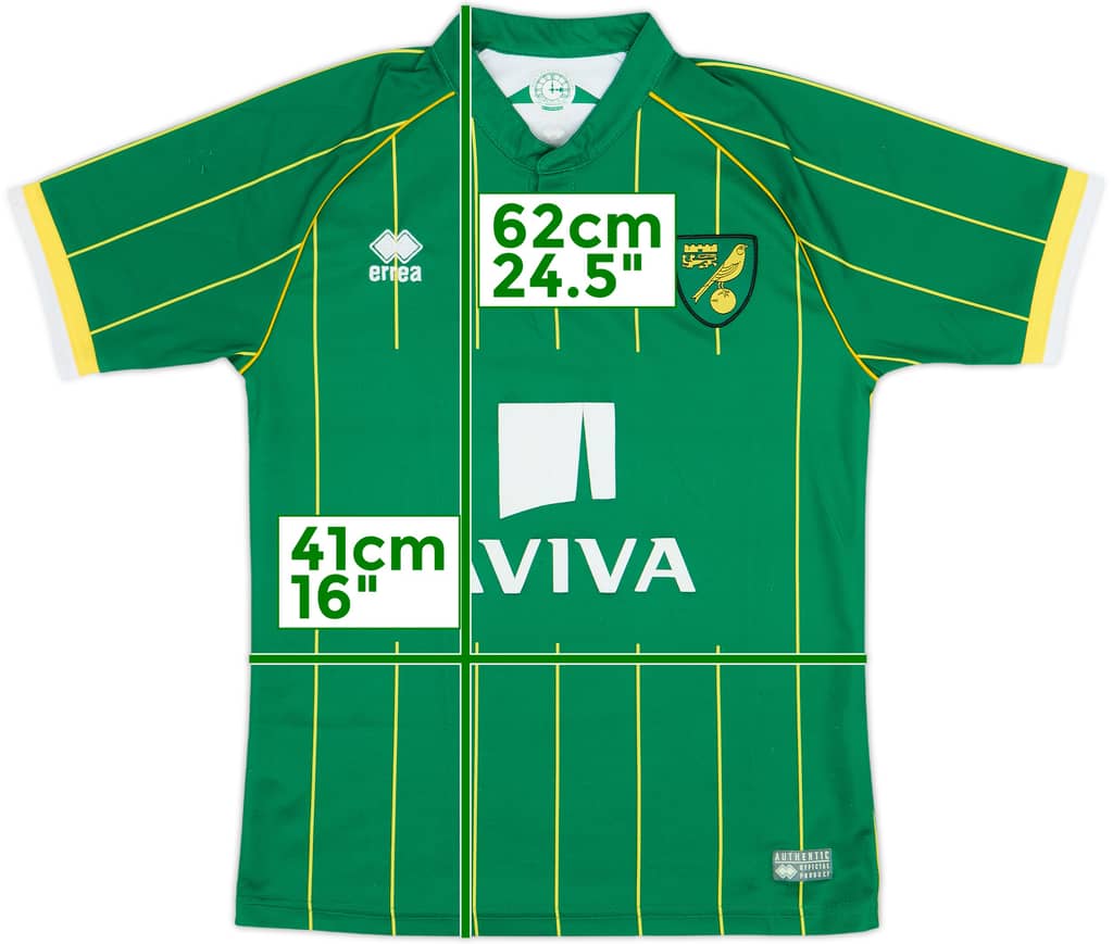 2015-16 Norwich Away Shirt - 6/10 - (L.Boys)