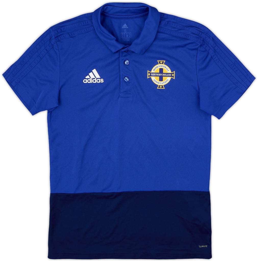 2018-20 Northern Ireland adidas Polo Shirt - 9/10 - (S)