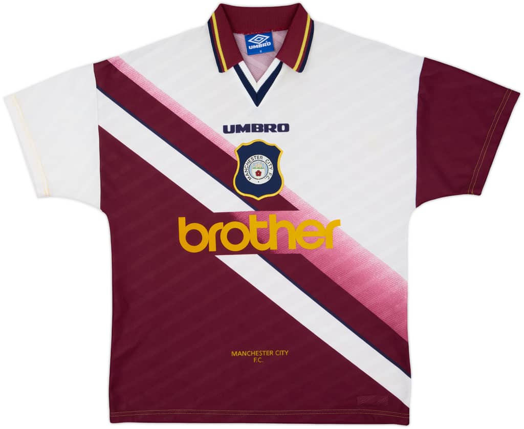 1996-97 Manchester City Away Shirt - 8/10 - (M)
