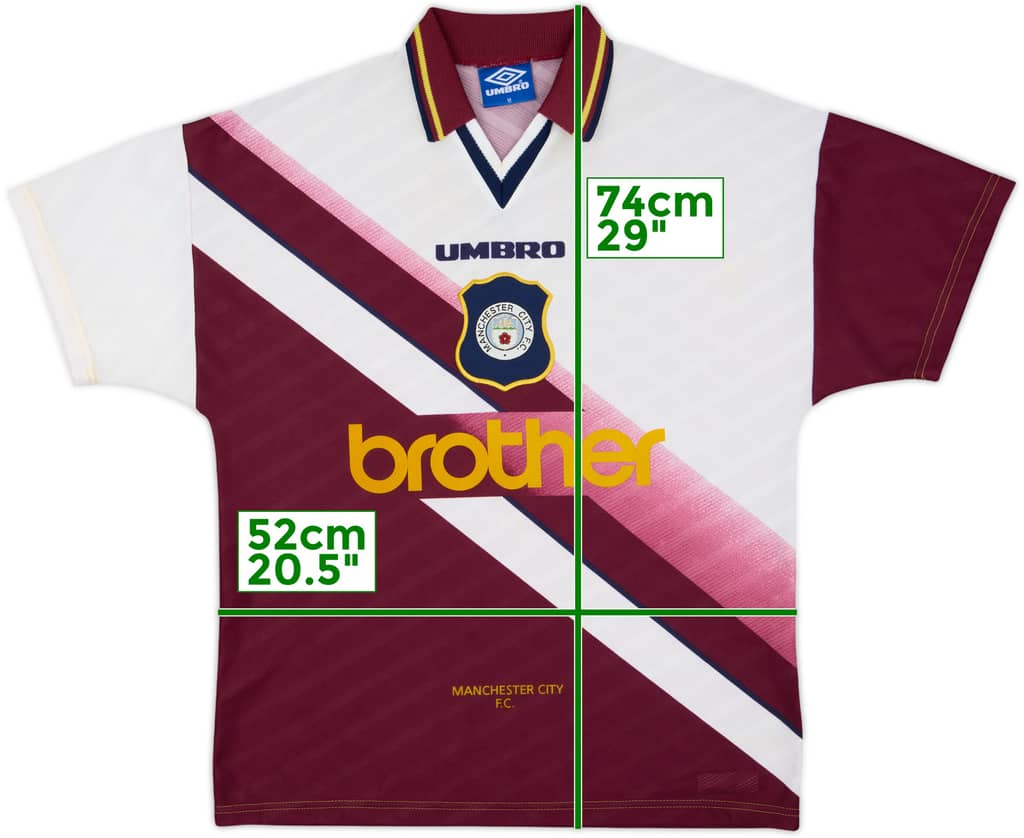 1996-97 Manchester City Away Shirt - 8/10 - (M)