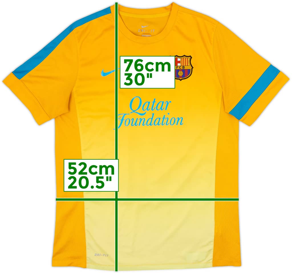 2013-14 Barcelona Nike Training Shirt - 9/10 - (L)