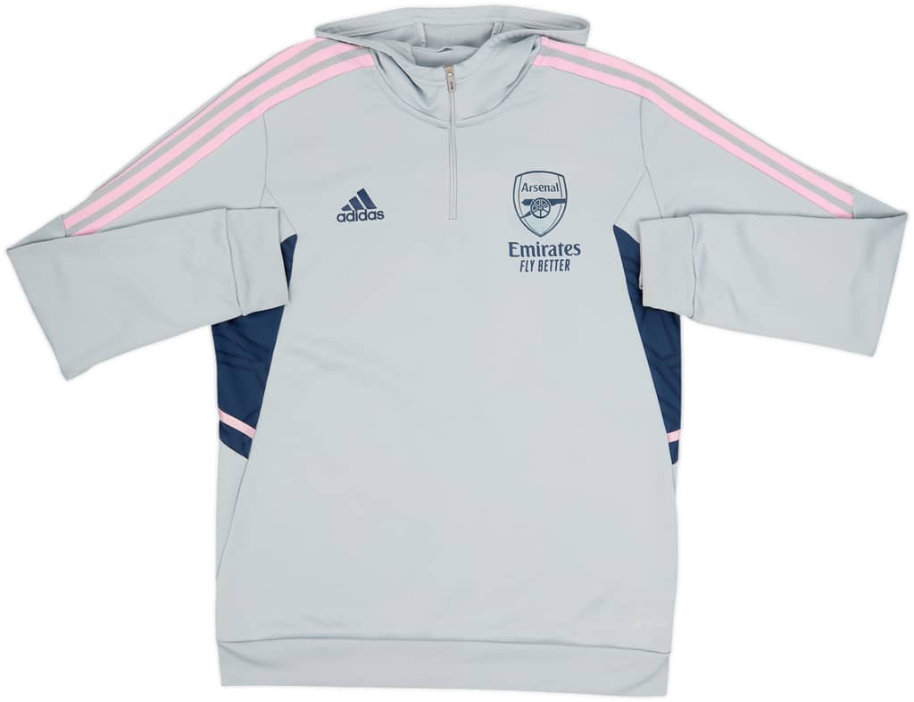 2022-23 Arsenal adidas 1/4 Zip Drill Top - 9/10 - (L)