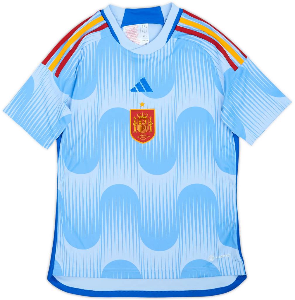 2022-23 Spain Away Shirt - 10/10 - (M.Boys)