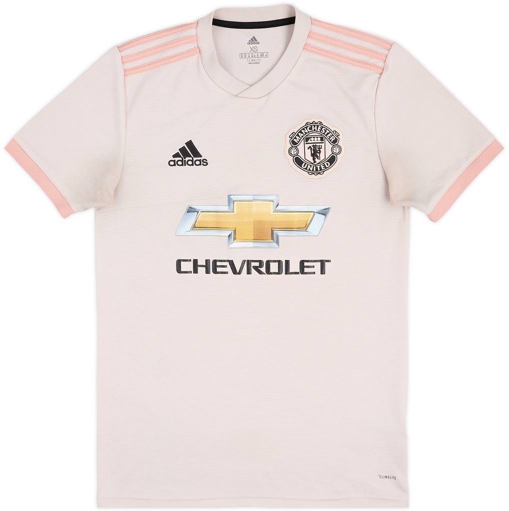2018-19 Manchester United Away Shirt - 4/10 - (XS)