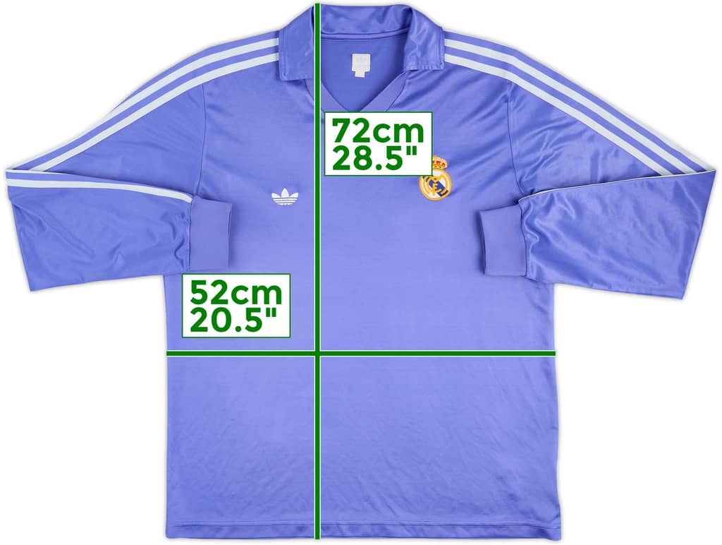 2004-05 Real Madrid adidas Heritage L/S Shirt - 9/10 - (L)