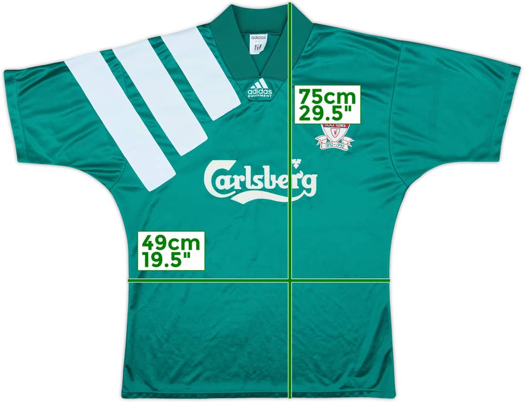 1992-93 Liverpool Centenary Away Shirt - 9/10 - (M/L)