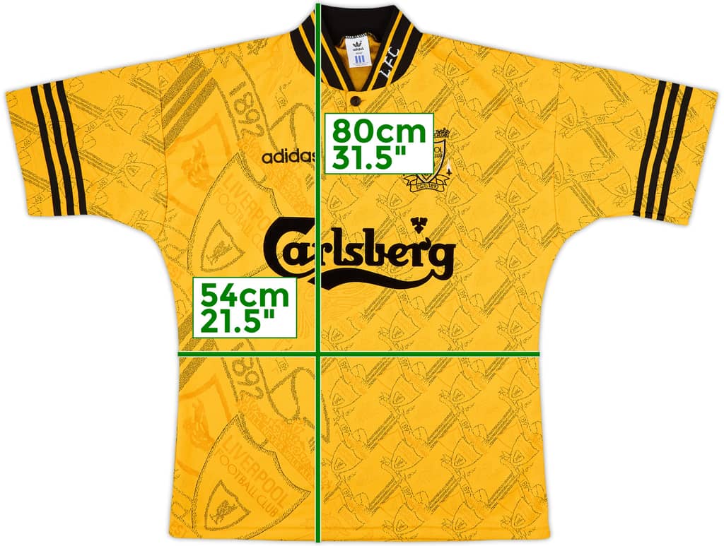 1994-96 Liverpool Third Shirt - 9/10 - (M/L)