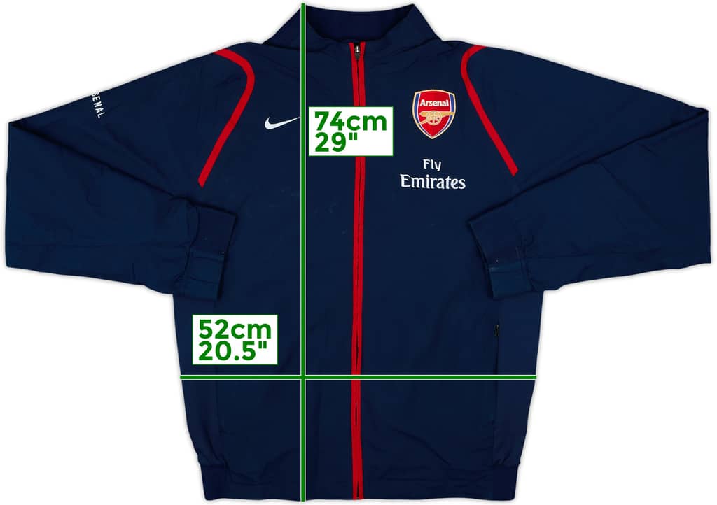 2006-07 Arsenal Nike Track Jacket - 7/10 - (L)