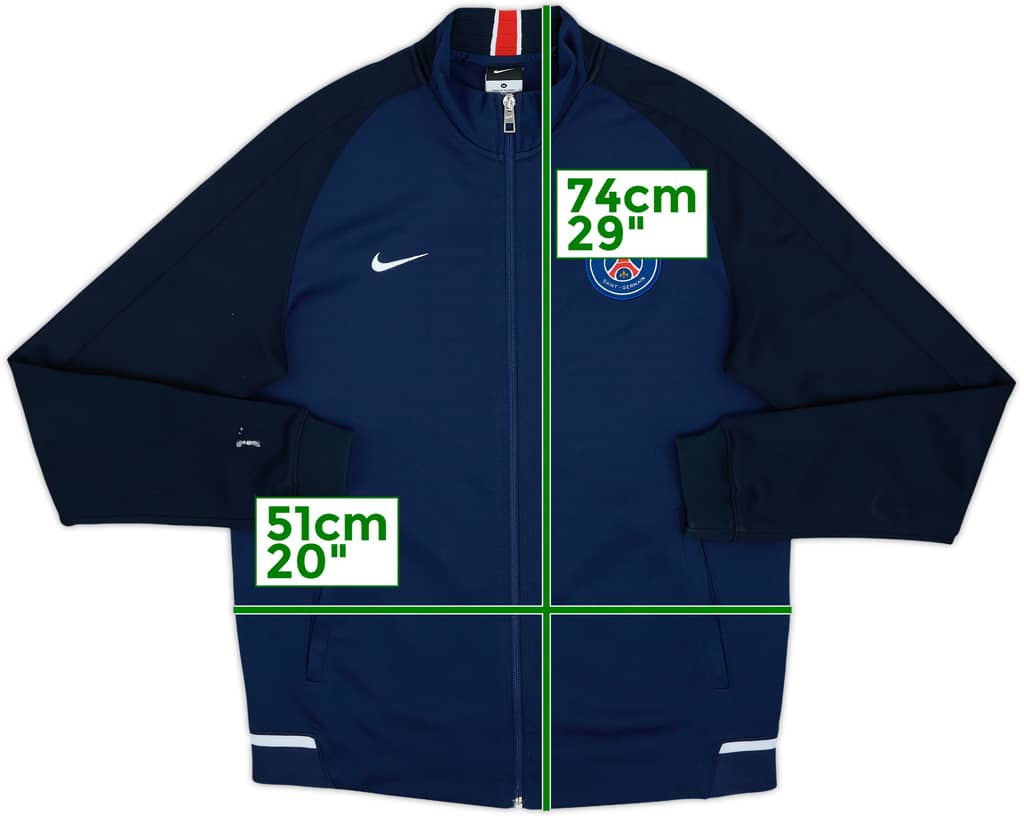2015-16 Paris Saint-Germain Nike Track Jacket - 8/10 - (M)