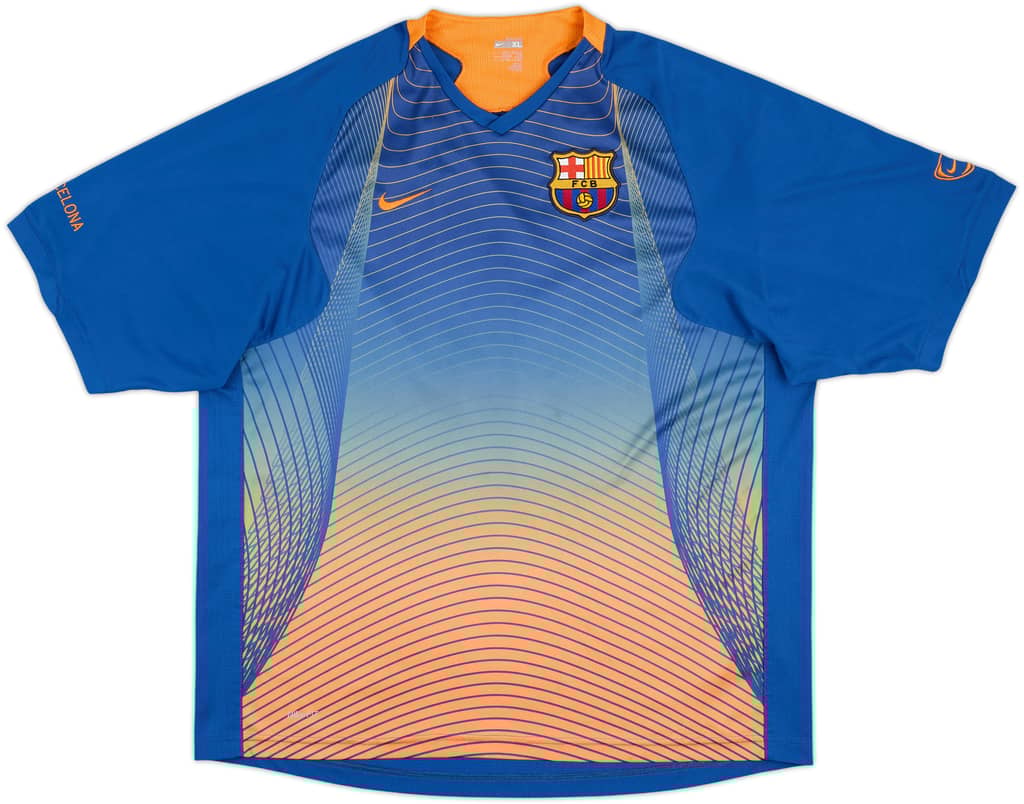 2007-08 Barcelona Nike Training Shirt - 9/10 - (XL)